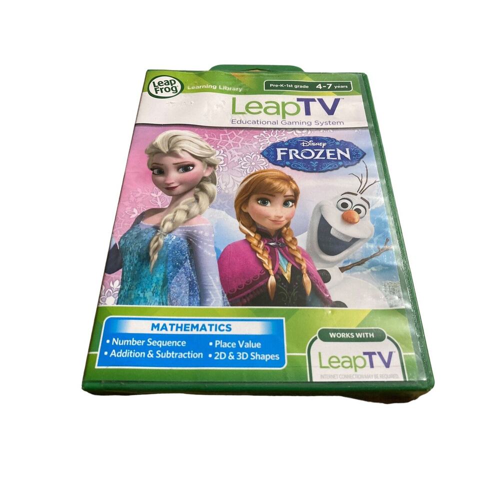 Leap Frog Leap TV Educational Math‎ Game Disney Frozen Mathematics